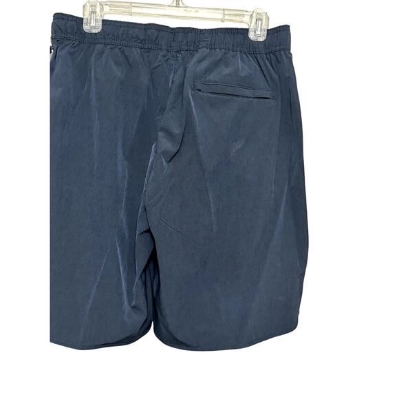 VINTAGE 1946 Board Shorts 4-Way Stretch Quick Dry Pockets Navy Blue Men's M NWT - Picture 7 of 9